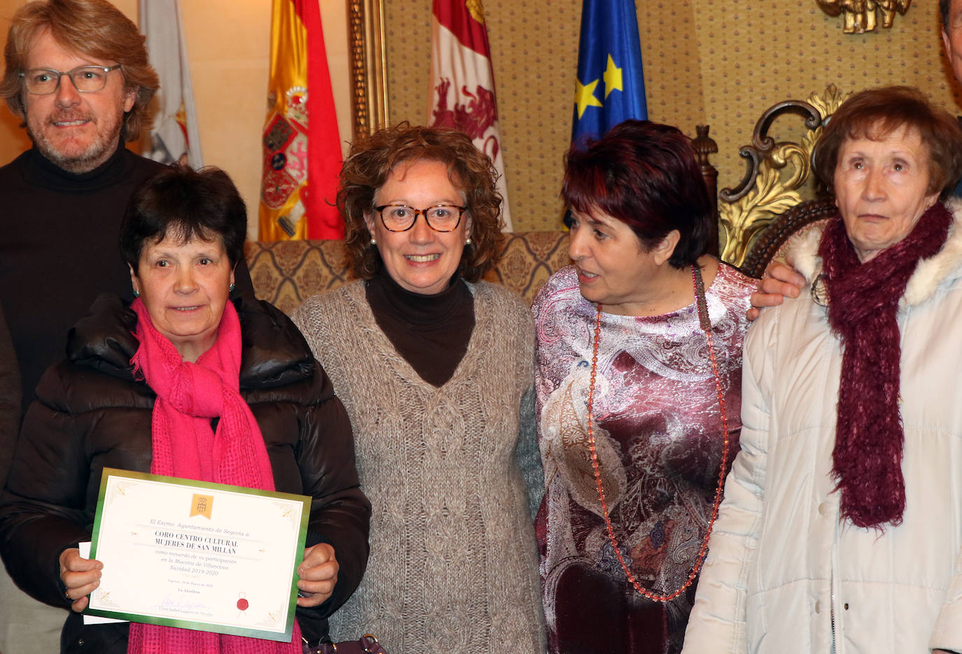 Entrega de premios del concurso de belenes y la muestra de villancicos. DE TORRE