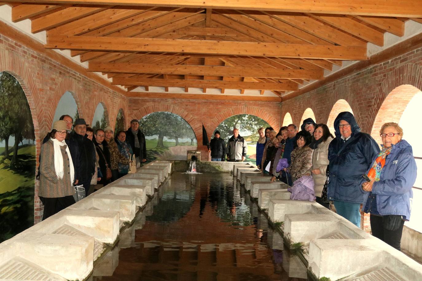 Los cooperativistas visitaron numerosos enclaves de la comarca. 