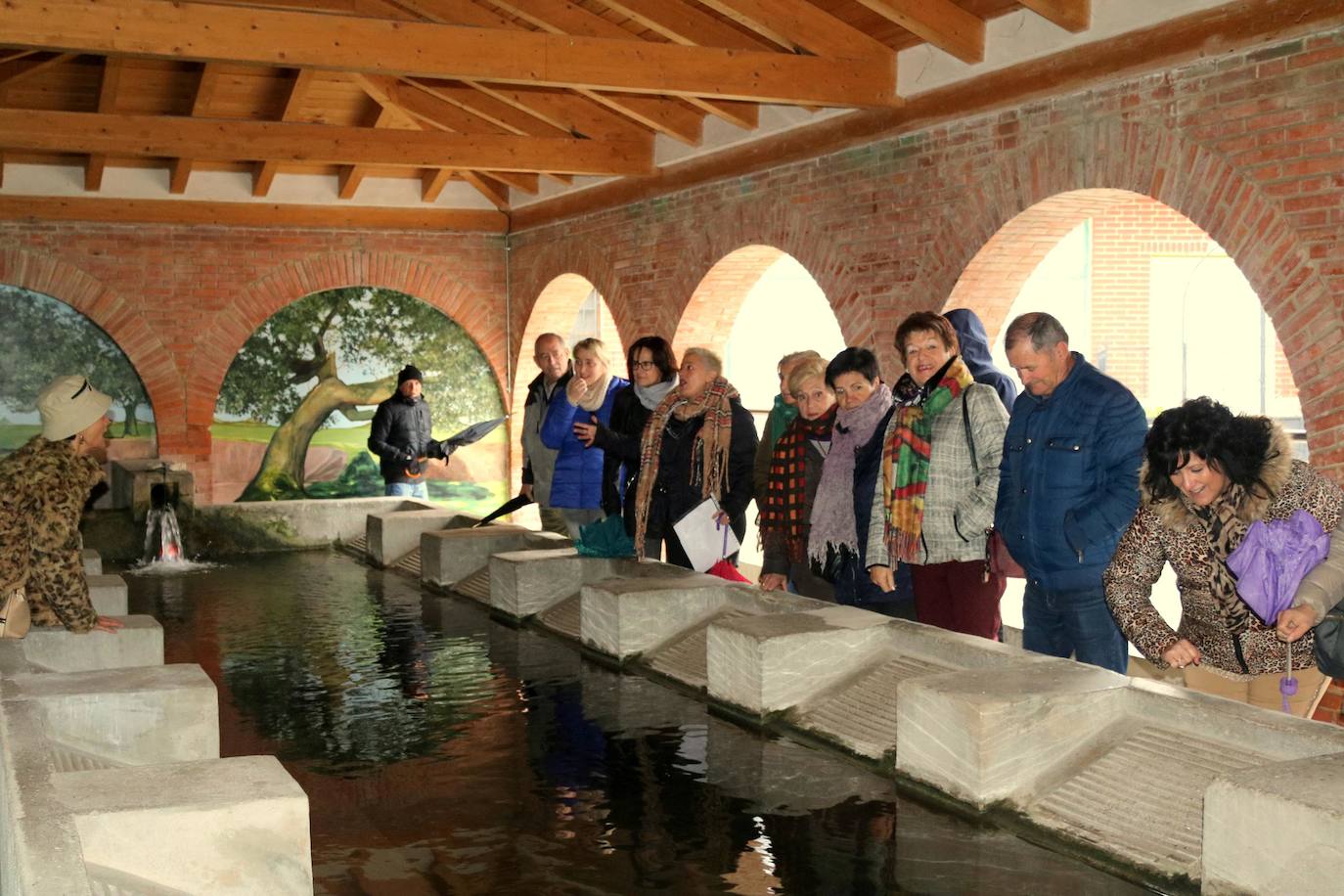 Los cooperativistas visitaron numerosos enclaves de la comarca. 