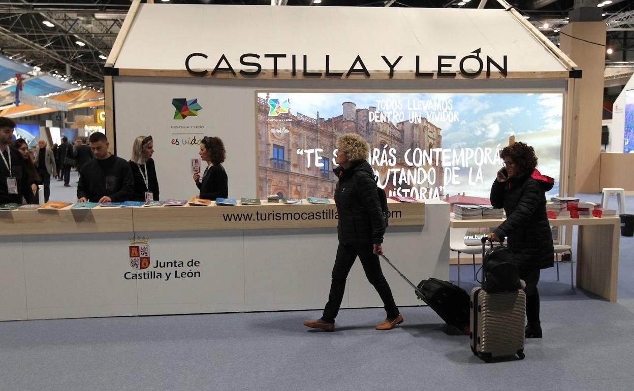 Pabellon de Castilla y León, en la 40 edición de Fitur. 