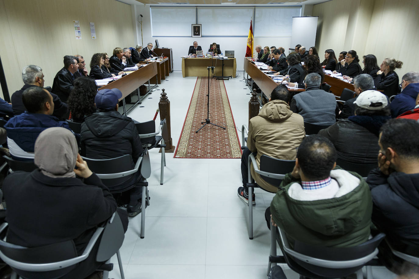 El Juzgado de lo Penal de Segovia inicia el juicio con medio centenar de acusados por falsedad en documento oficial y contra la Seguridad Social.