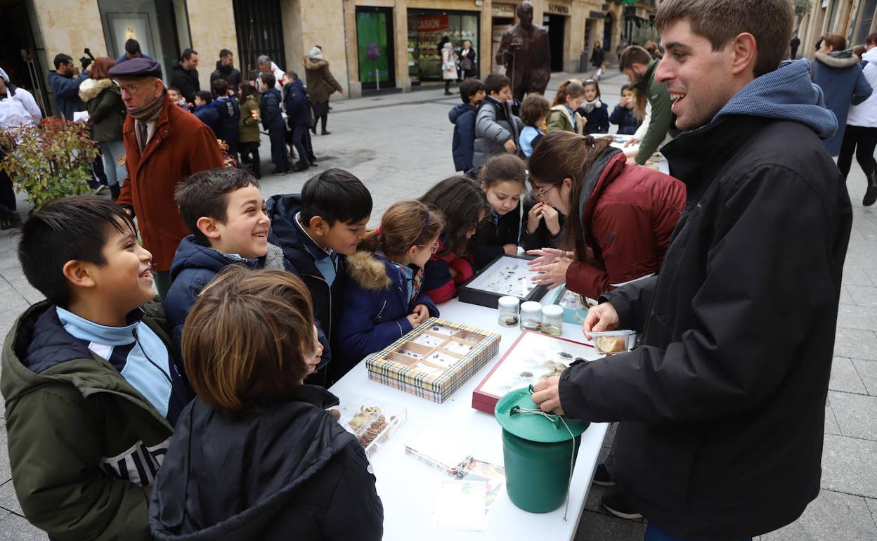 La plaza del Liceo acogió esta actividad con motivo del Día Mundial de la Educación Ambiental.