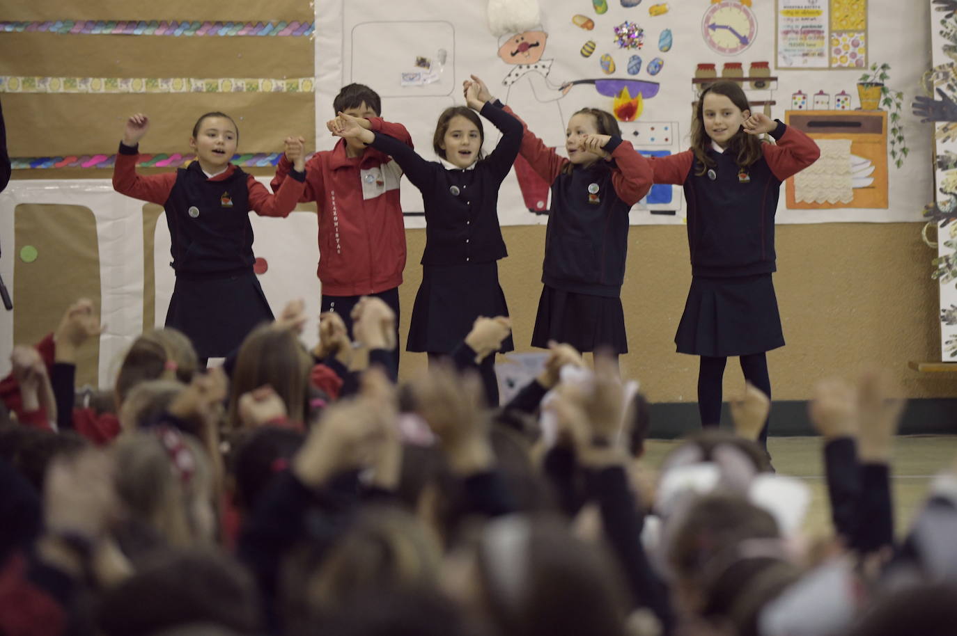 Día de la Paz en el colegio Sagrado Corazón de Valladolid.