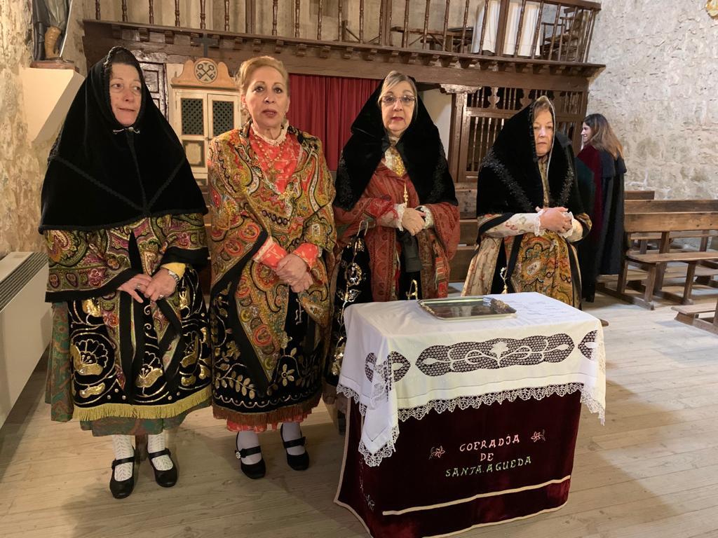 Festividad de las águedas en la localidad vallisoletana de Tiedra. 