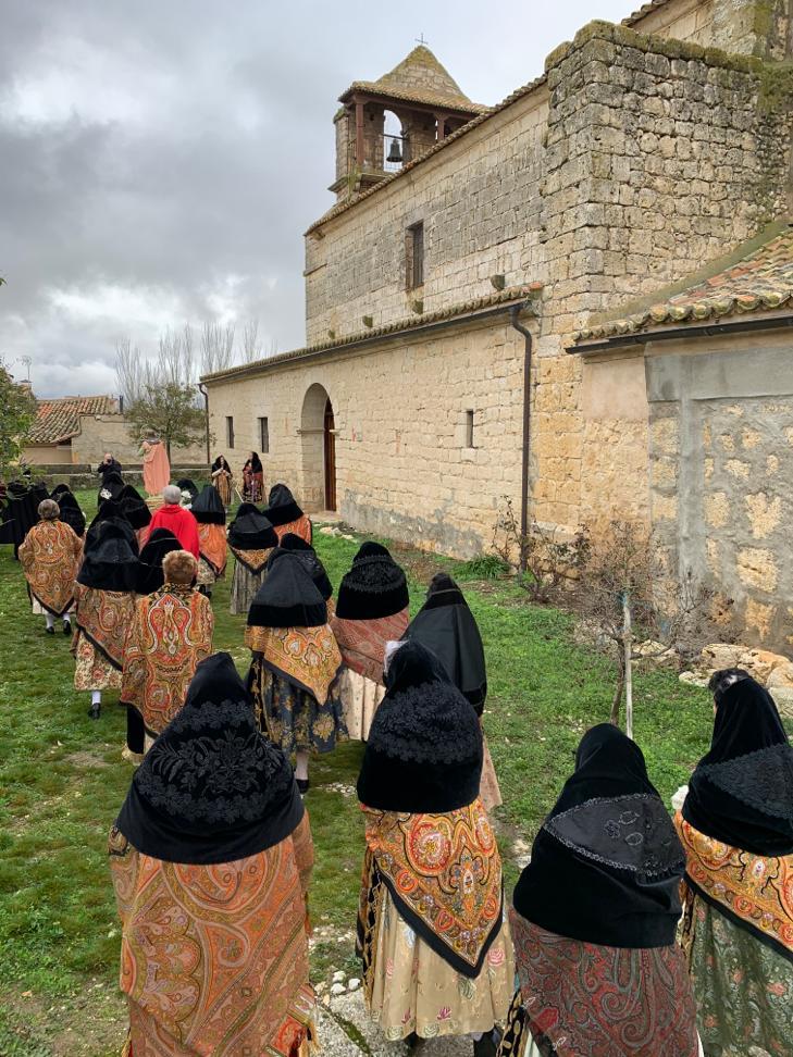 Festividad de las águedas en la localidad vallisoletana de Tiedra. 