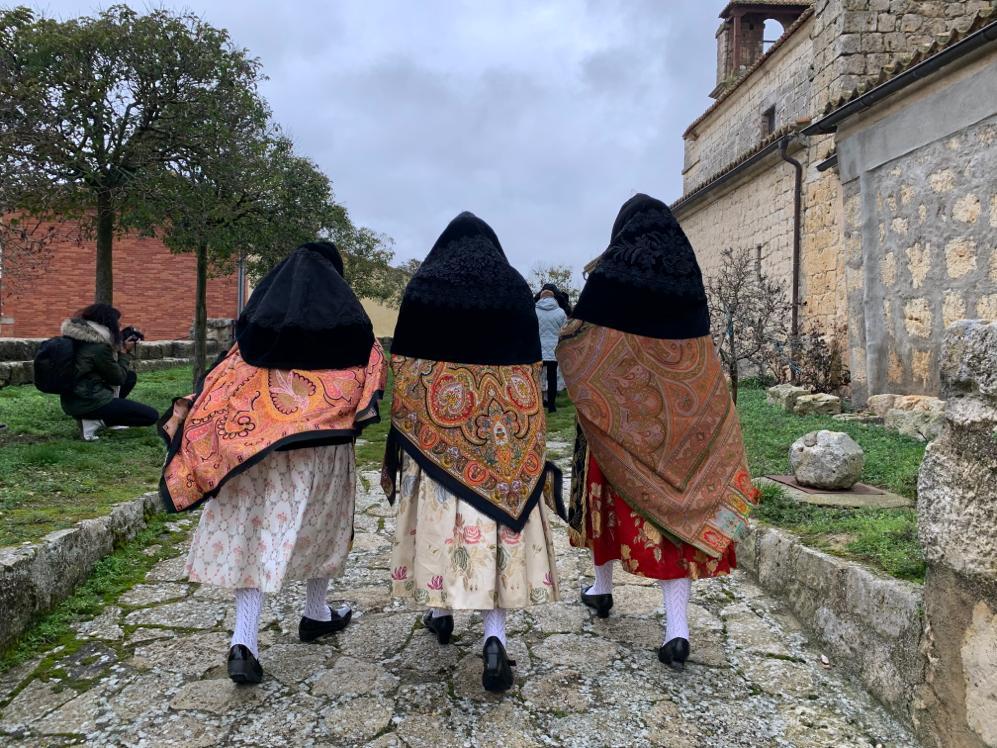 Festividad de las águedas en la localidad vallisoletana de Tiedra. 
