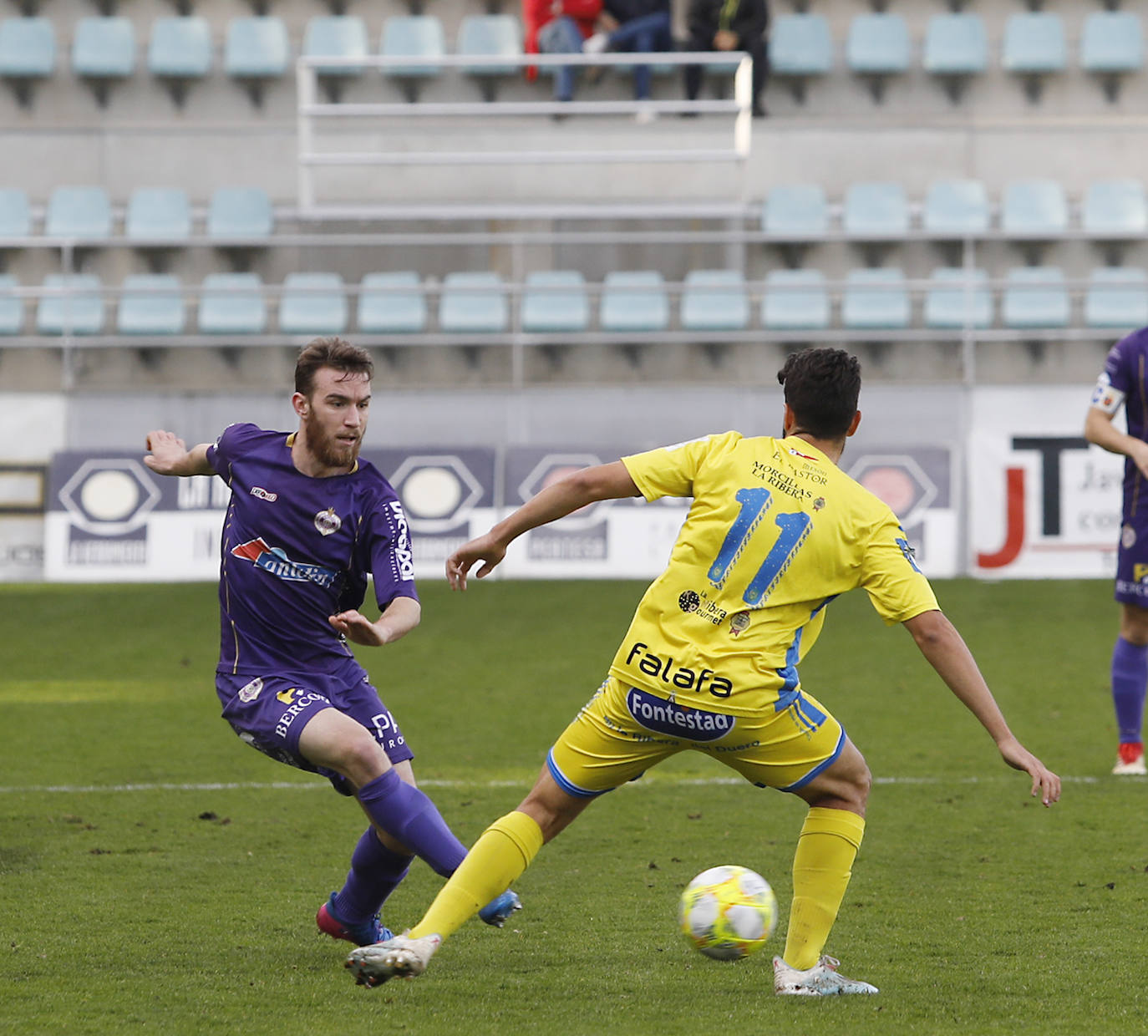 El Palencia Cristo perdió ante la Arandina. 