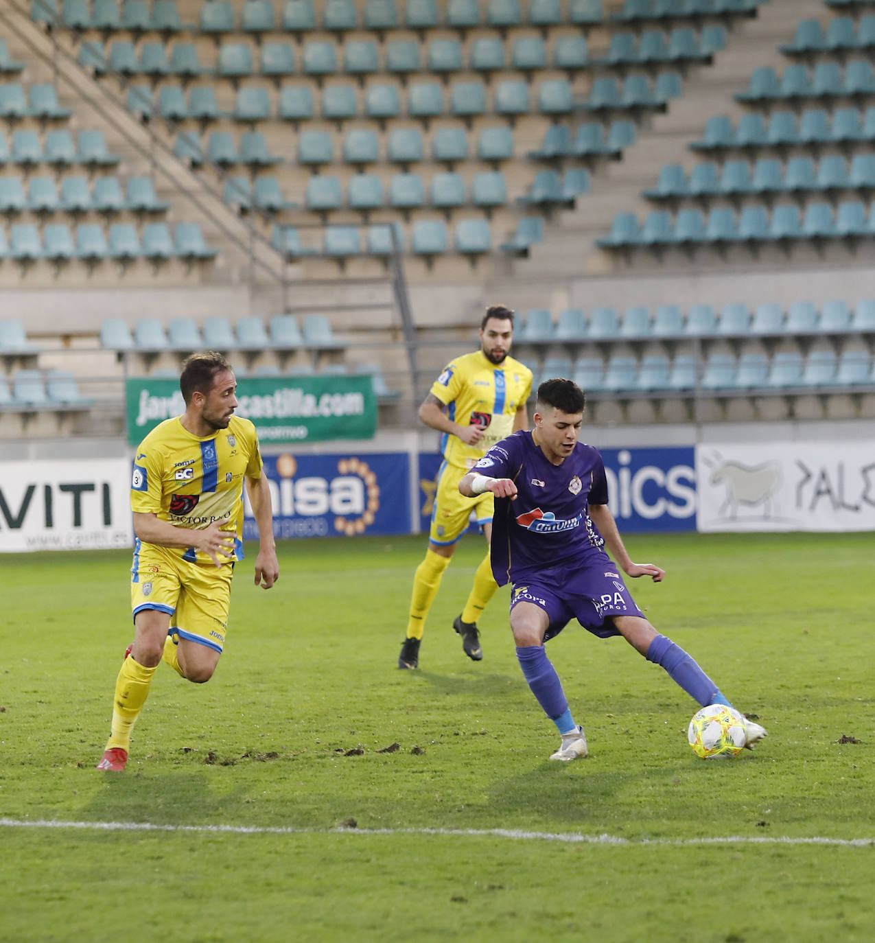 El Palencia Cristo perdió ante la Arandina. 