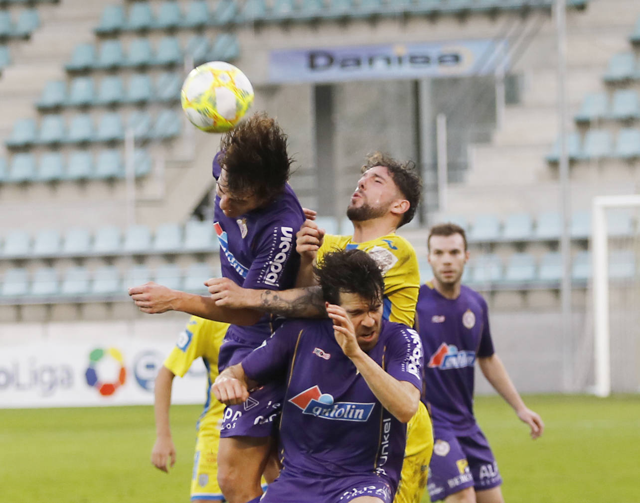 El Palencia Cristo perdió ante la Arandina. 