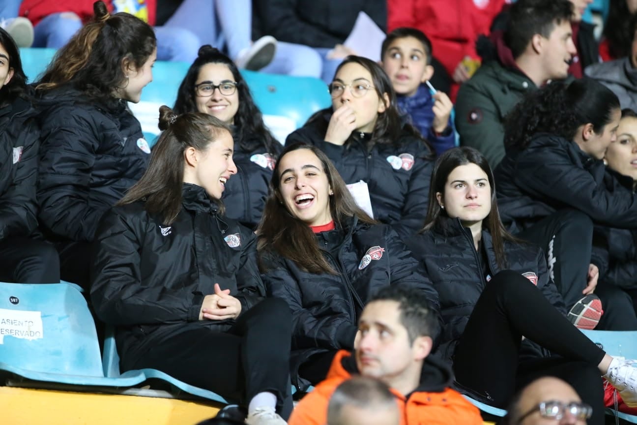 Primera semifinal de la Supercopa femenina de fútbol en el estadio Helmántico de Salamanca entre la Real Sociedad y la UD Levante. 