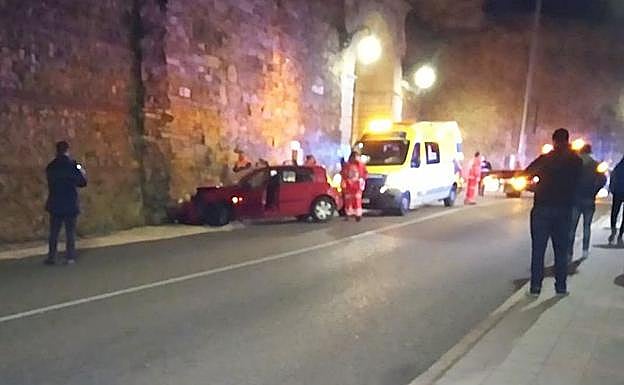 Imagen del lugar del accidente.