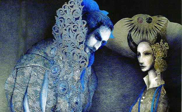 Ilustración de Gabriel Pacheco para 'Barba azul', de Edelvives. 