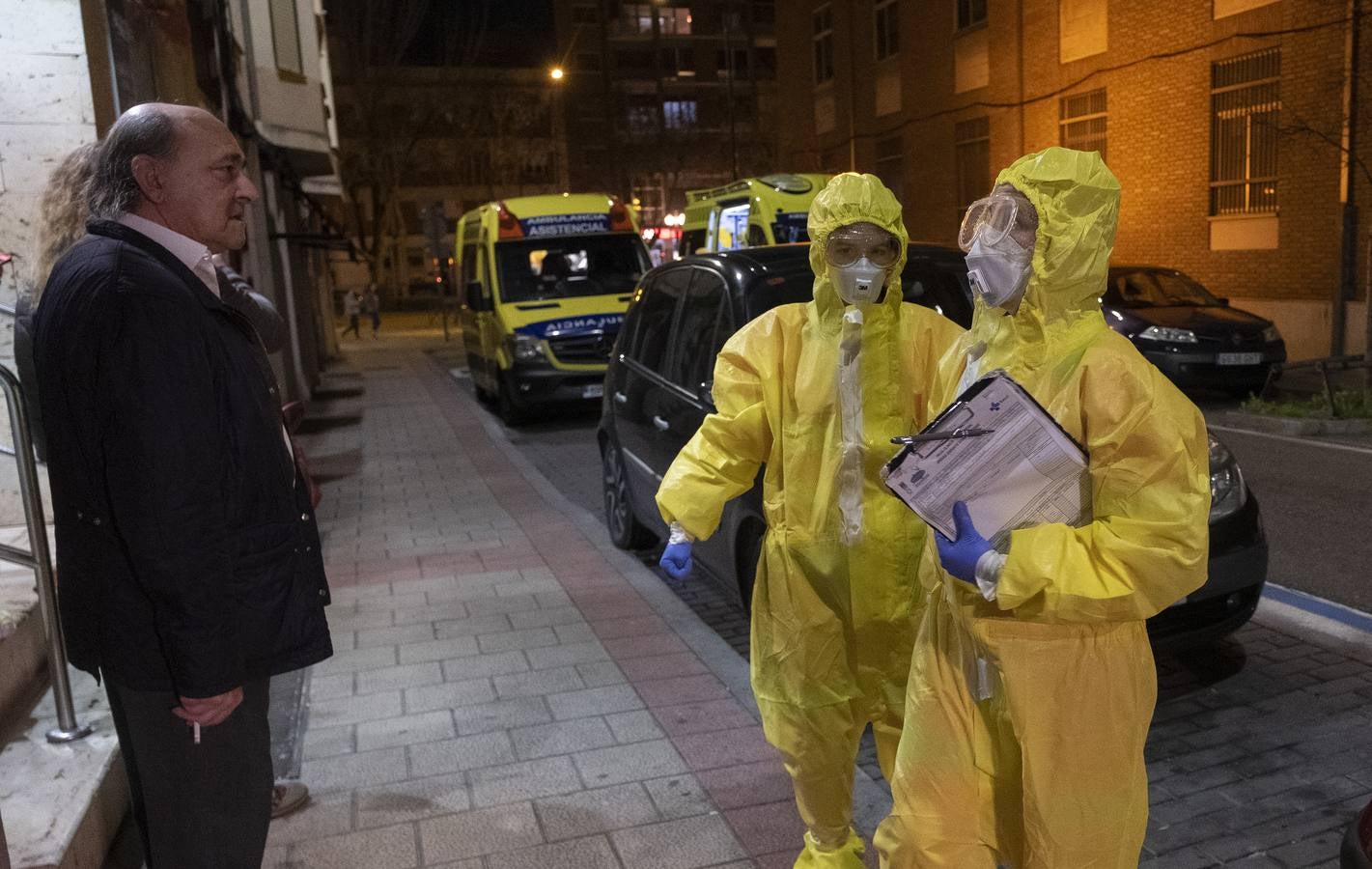 Activación del protocolo del coronavirus en Valladolid. 