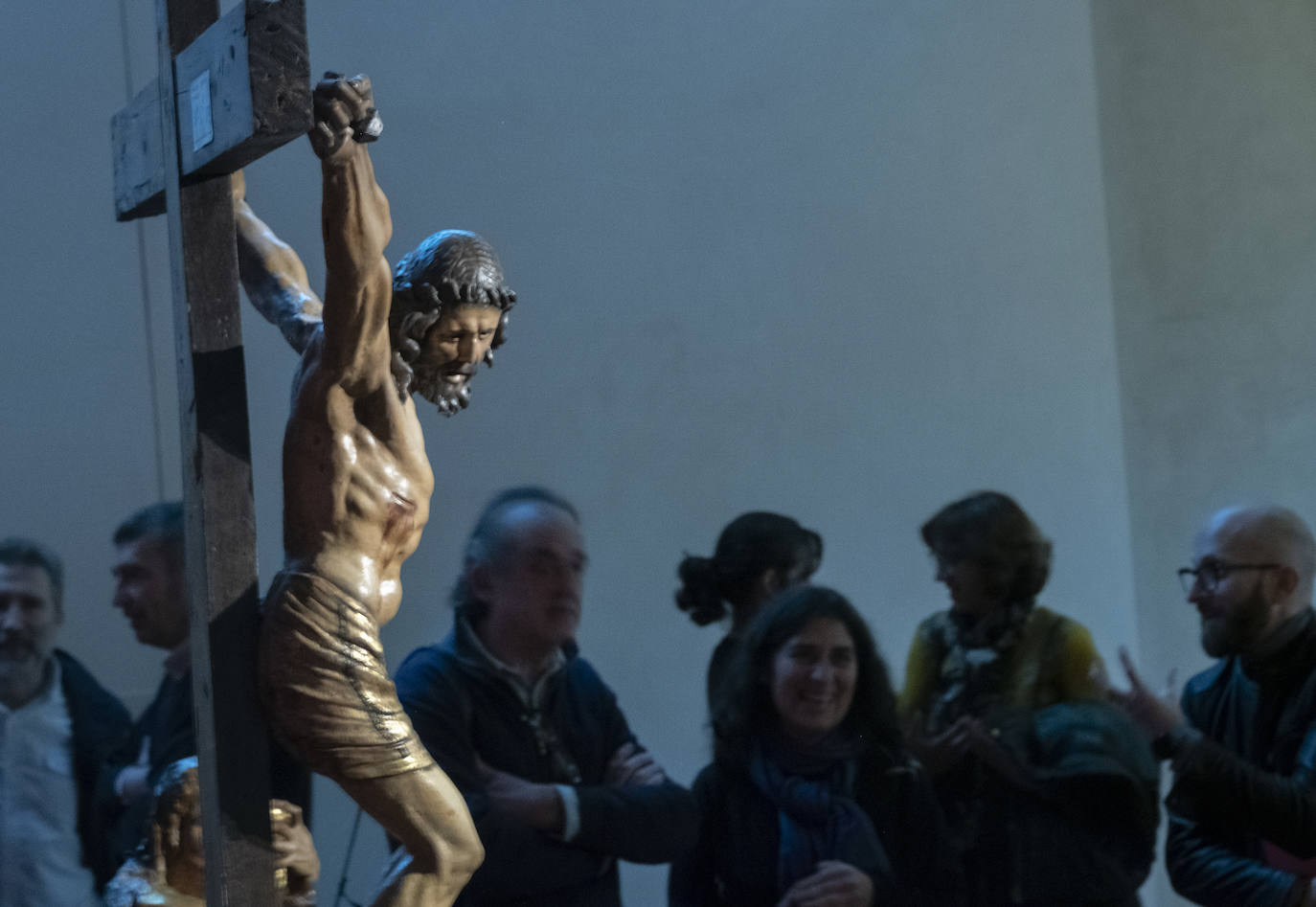 Las piezas, procedentes de la vallisoletana iglesia de Santiago, han sido recuperadas por técnicos del museo y del Centro de Conservación y Restauración de Bienes Culturales de la Junta de Castilla y León. 
