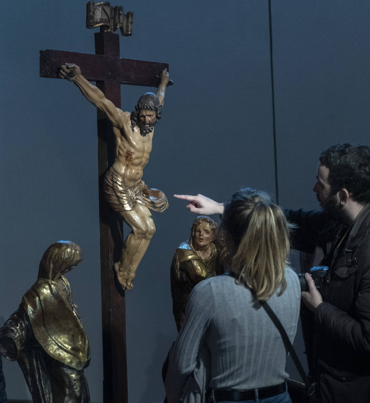 Las piezas, procedentes de la vallisoletana iglesia de Santiago, han sido recuperadas por técnicos del museo y del Centro de Conservación y Restauración de Bienes Culturales de la Junta de Castilla y León. 