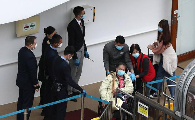 Medidas para evitar el contagio en Hong Jong.