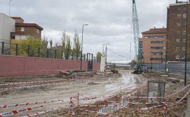 Puente asegura que las obras del paso inferior de Andrómeda en Valladolid se retomarán en dos semanas