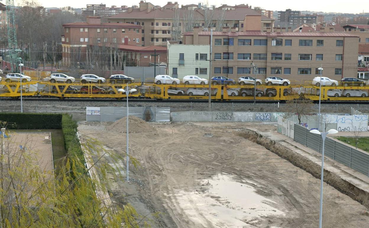 Obras del túnel de Pilarica en la calle Andrómeda. 