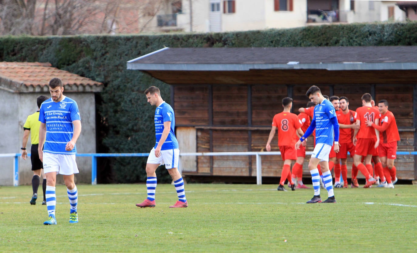 Fotografías del choque entre La Granja y el Real Burgos CF.