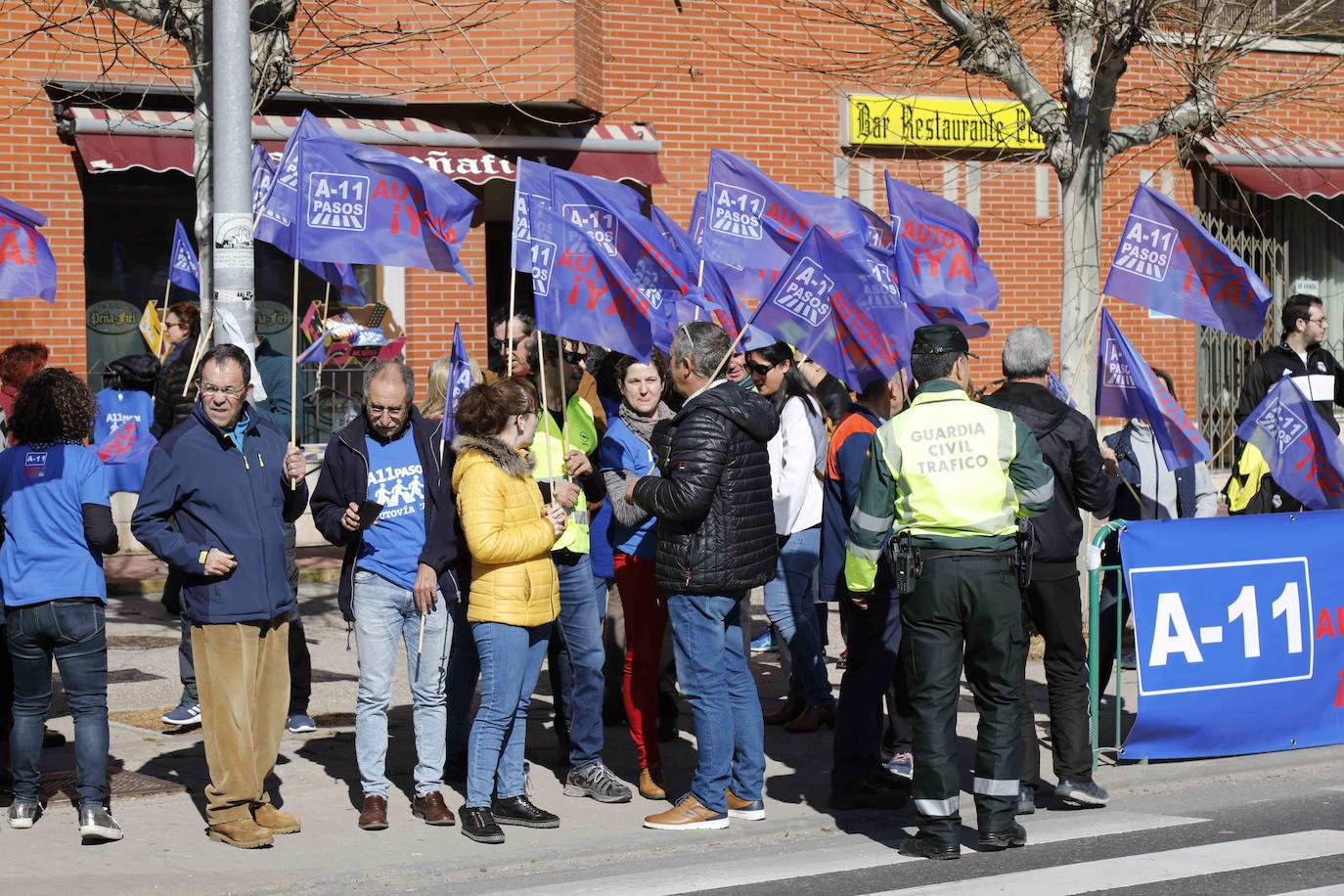 Fotos: La plataforma A-11 Pasos pide la Autovía del Duero «ya»