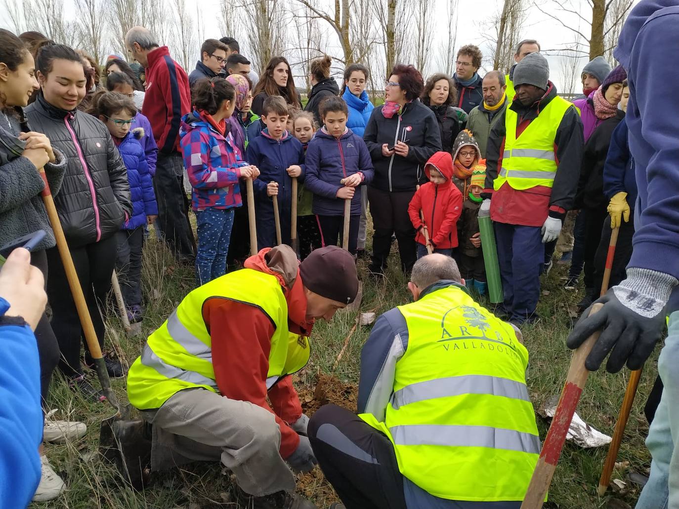 Fotos: La replantación de Villacid y Cuenca de Campos