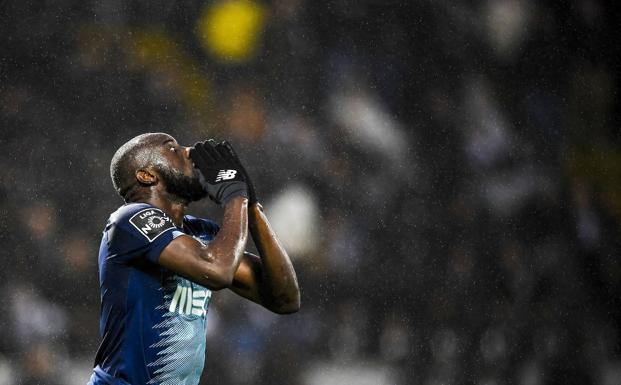 El delantero maliense del Oporto Marega. 