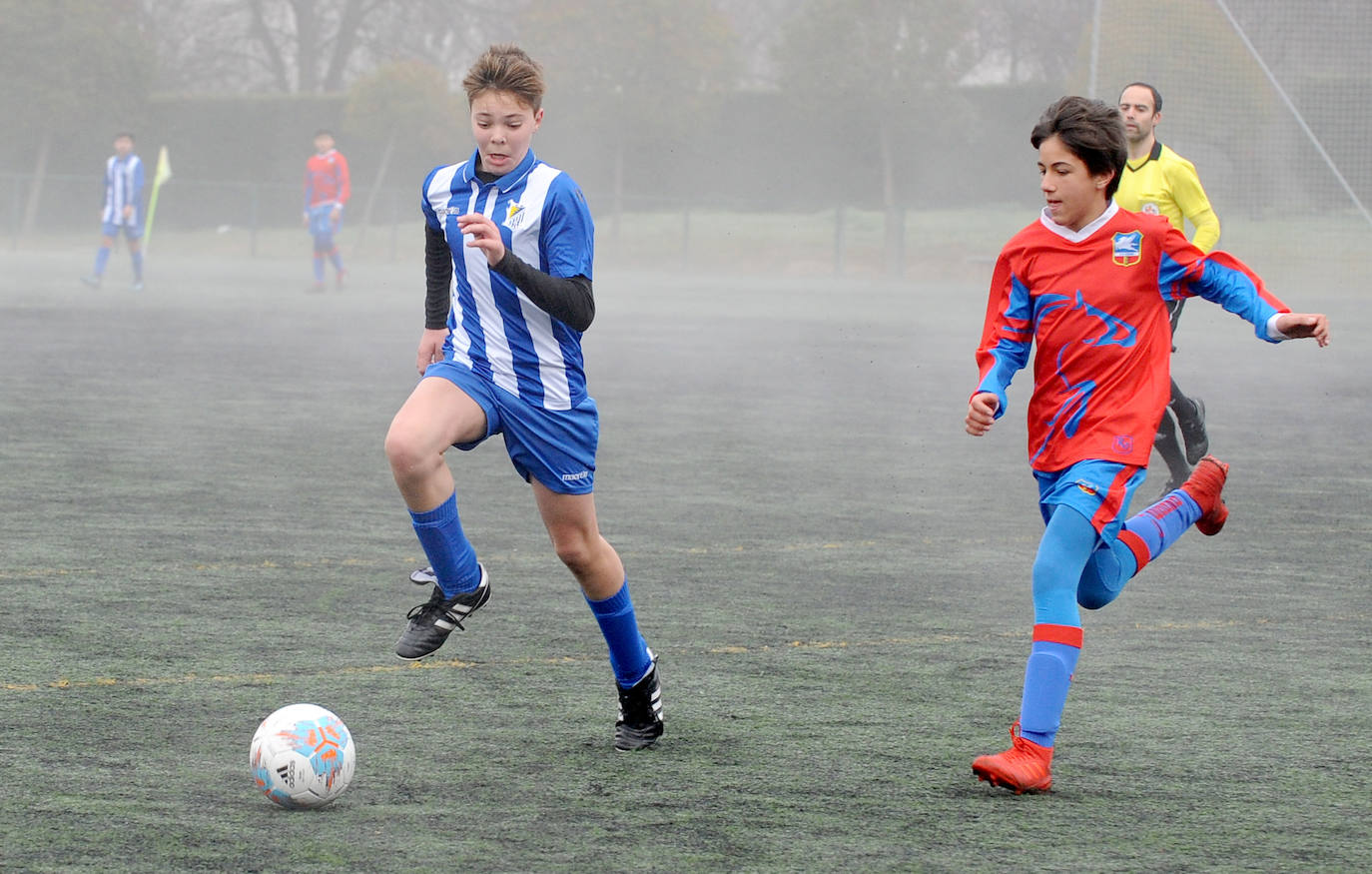 El Parque Canterac acogía el partido de 3ª Infantil entre los dos equipos vallisoletanos.