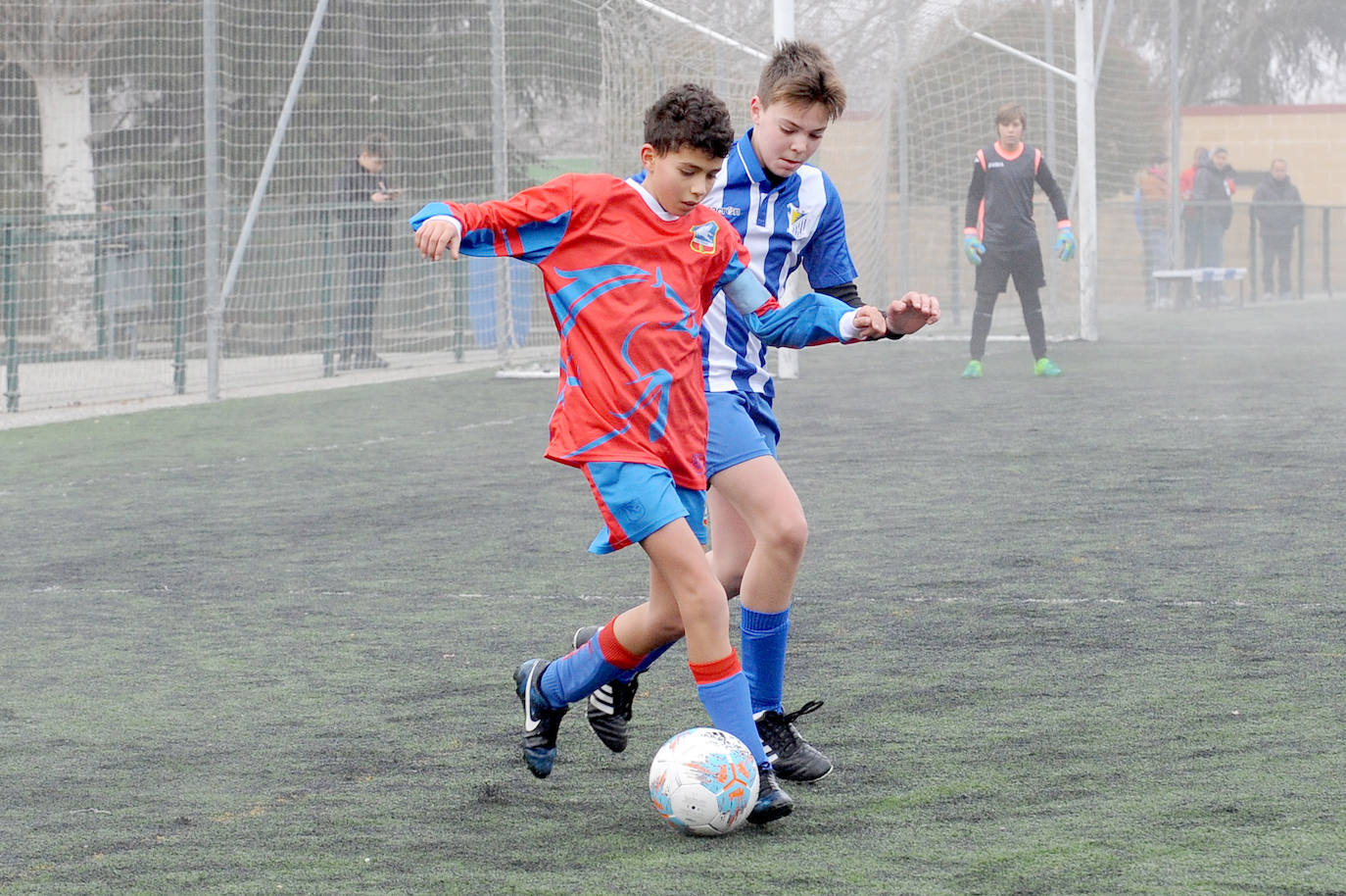 El Parque Canterac acogía el partido de 3ª Infantil entre los dos equipos vallisoletanos.