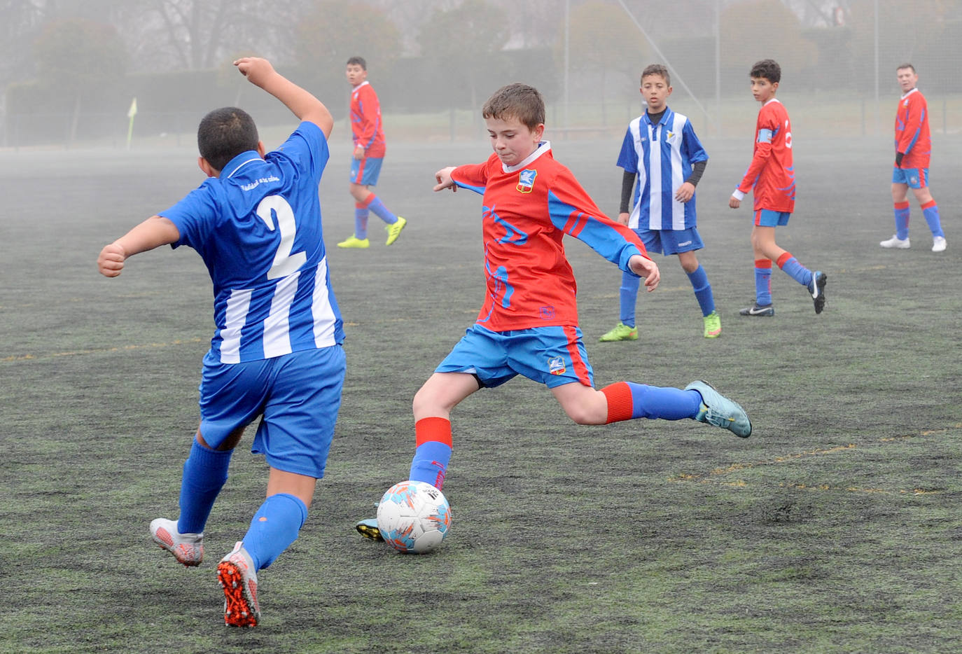 El Parque Canterac acogía el partido de 3ª Infantil entre los dos equipos vallisoletanos.