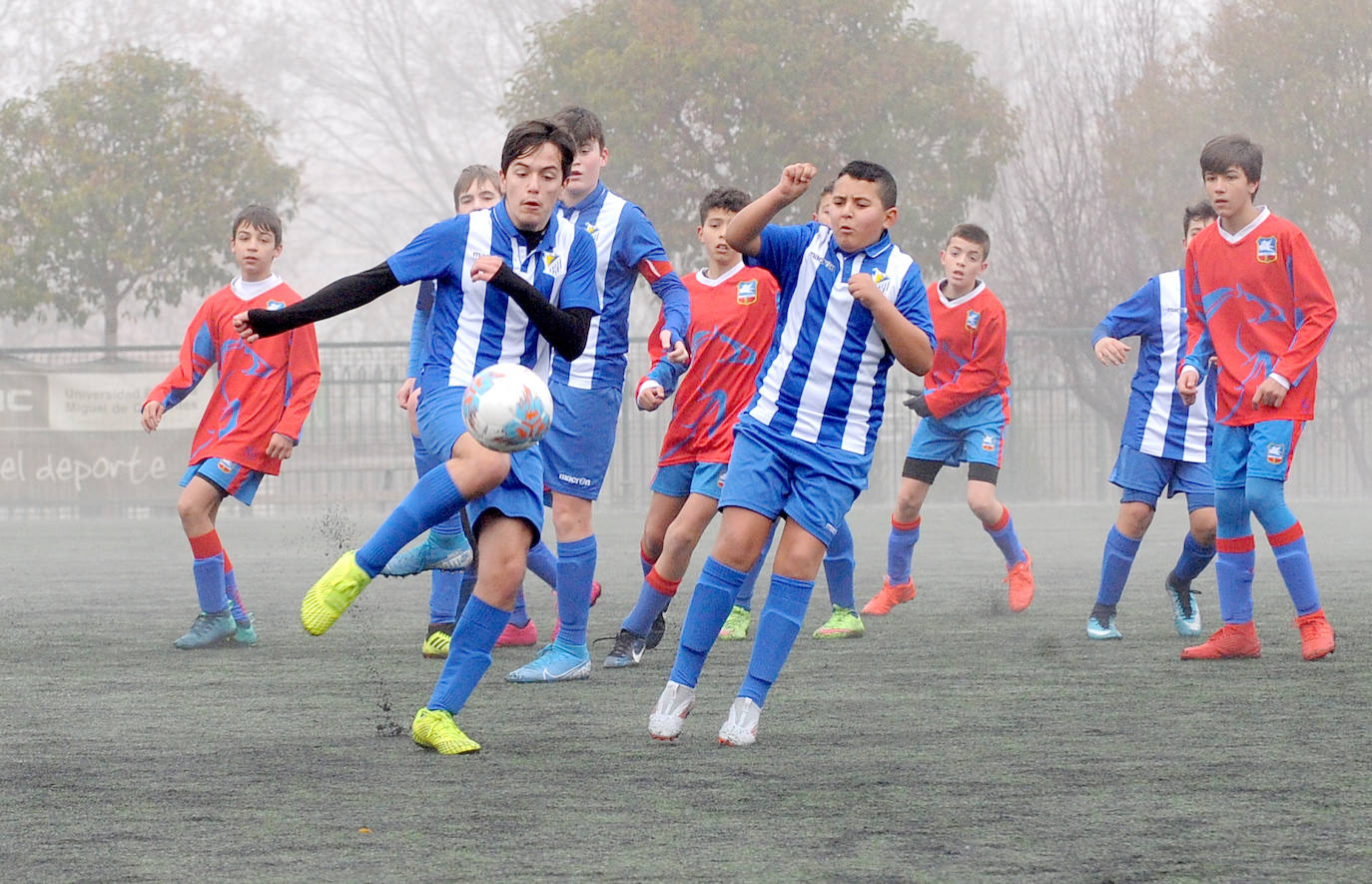 El Parque Canterac acogía el partido de 3ª Infantil entre los dos equipos vallisoletanos.