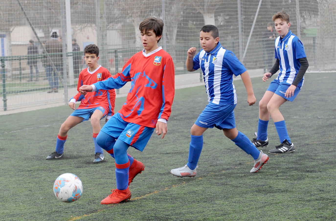 El Parque Canterac acogía el partido de 3ª Infantil entre los dos equipos vallisoletanos.