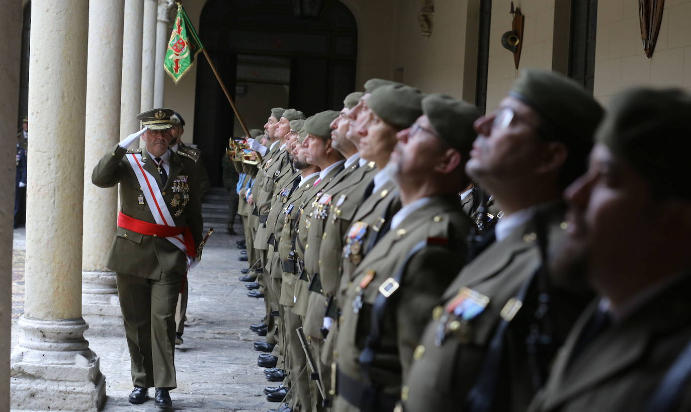 Acto de militares en Valladolid el Día de la Inmaculada de 2019.