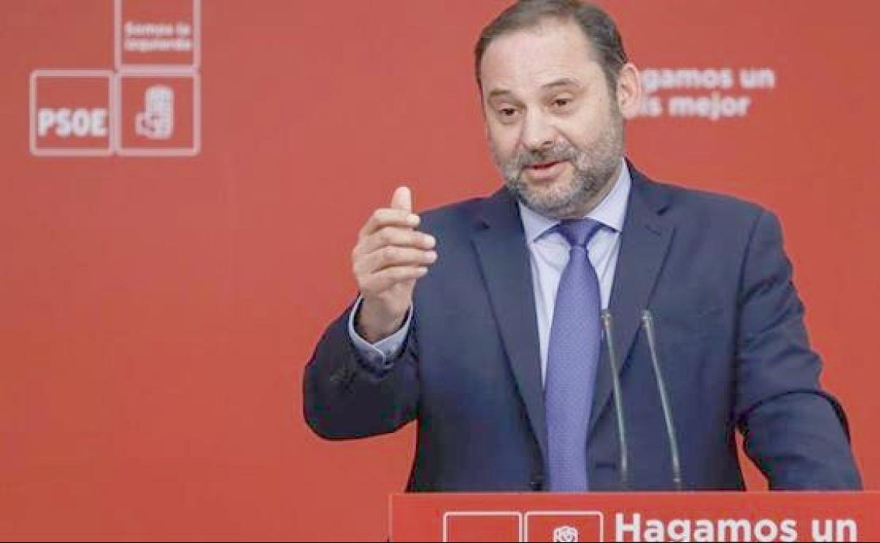 Ábalos, durante un acto del PSOE.