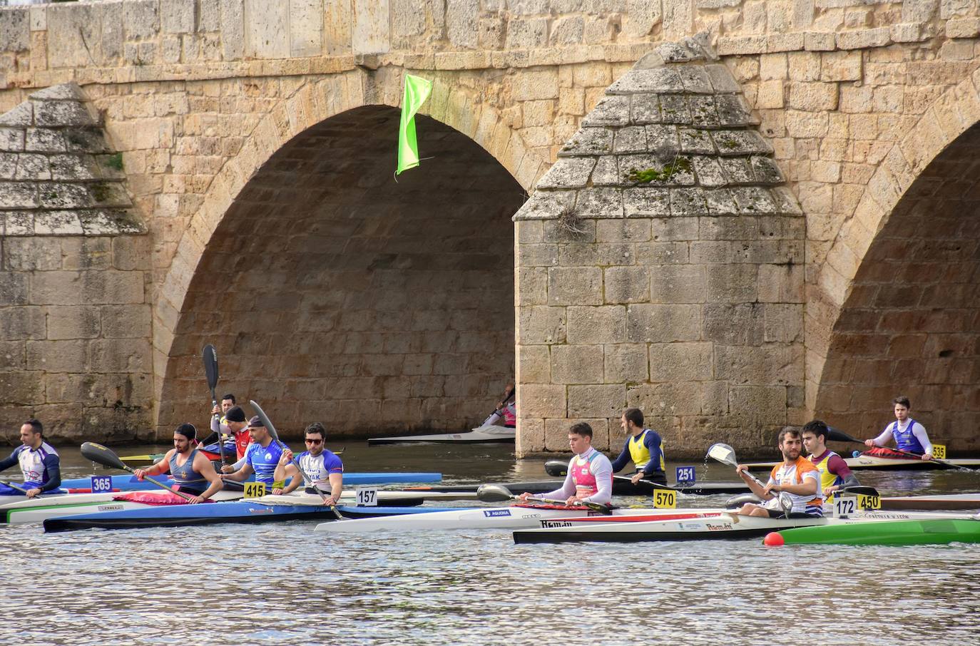 Campeonato Provincial de Piragüismo en Torquemada. 