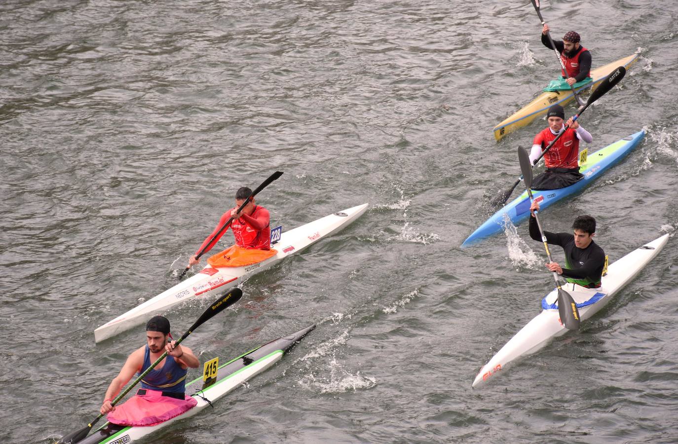 Campeonato Provincial de Piragüismo en Torquemada. 