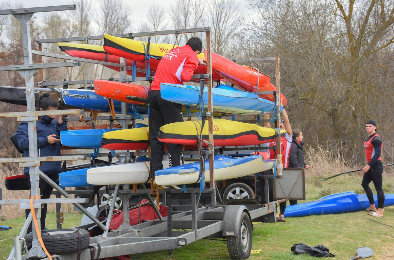 Campeonato Provincial de Piragüismo en Torquemada. 