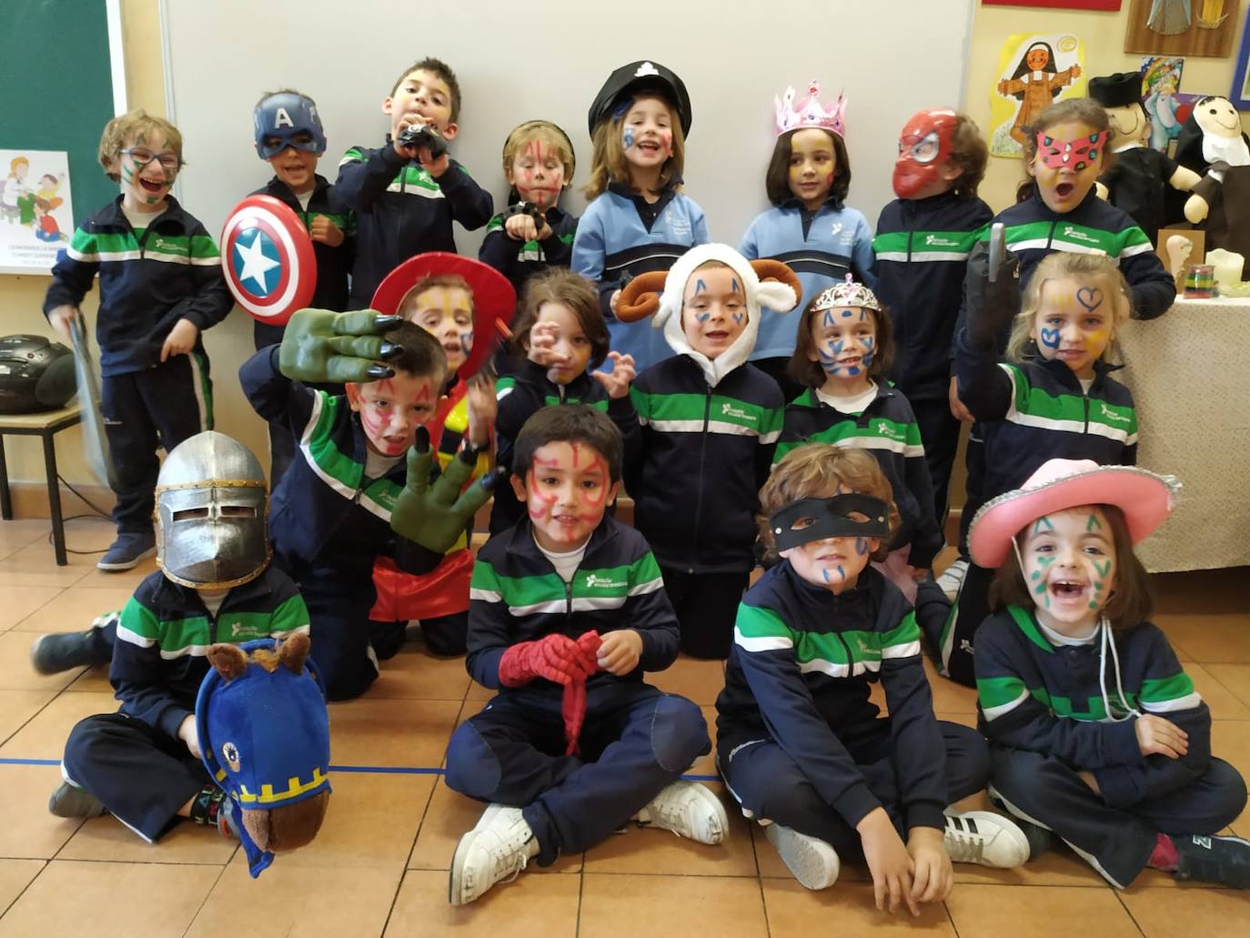 Carnaval del colegio Santa Teresa de Jesús de Valladolid.