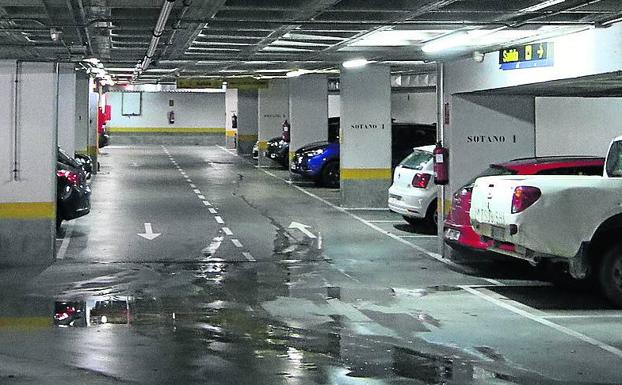 Interior del 'parking' José Zorrilla, gestionado ahora por el Ayuntamiento. 