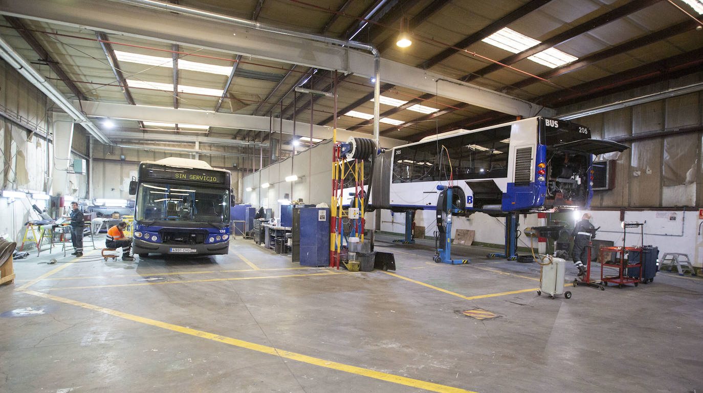 Más de 30.000 horas de taller al año y revisa la flota cada 35 días. 