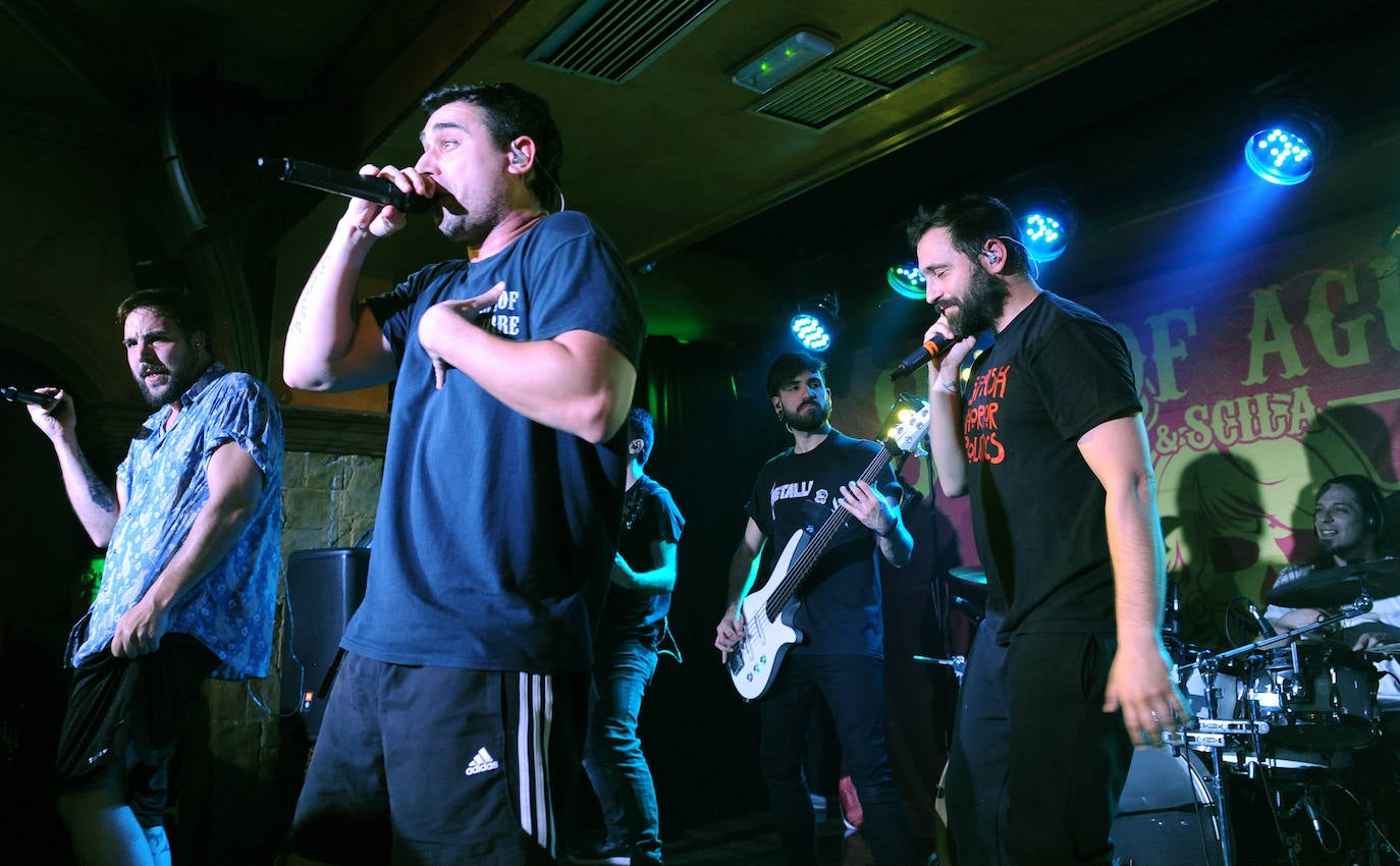 Actuación del grupo Sons of Aguirre en Valladolid. 