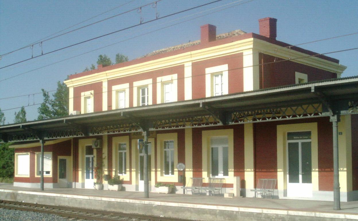 Estación de trenes de Arévalo. 