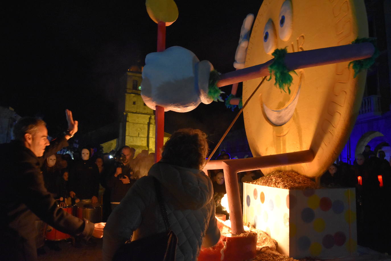 Quema de la galleta en Aguilar. 