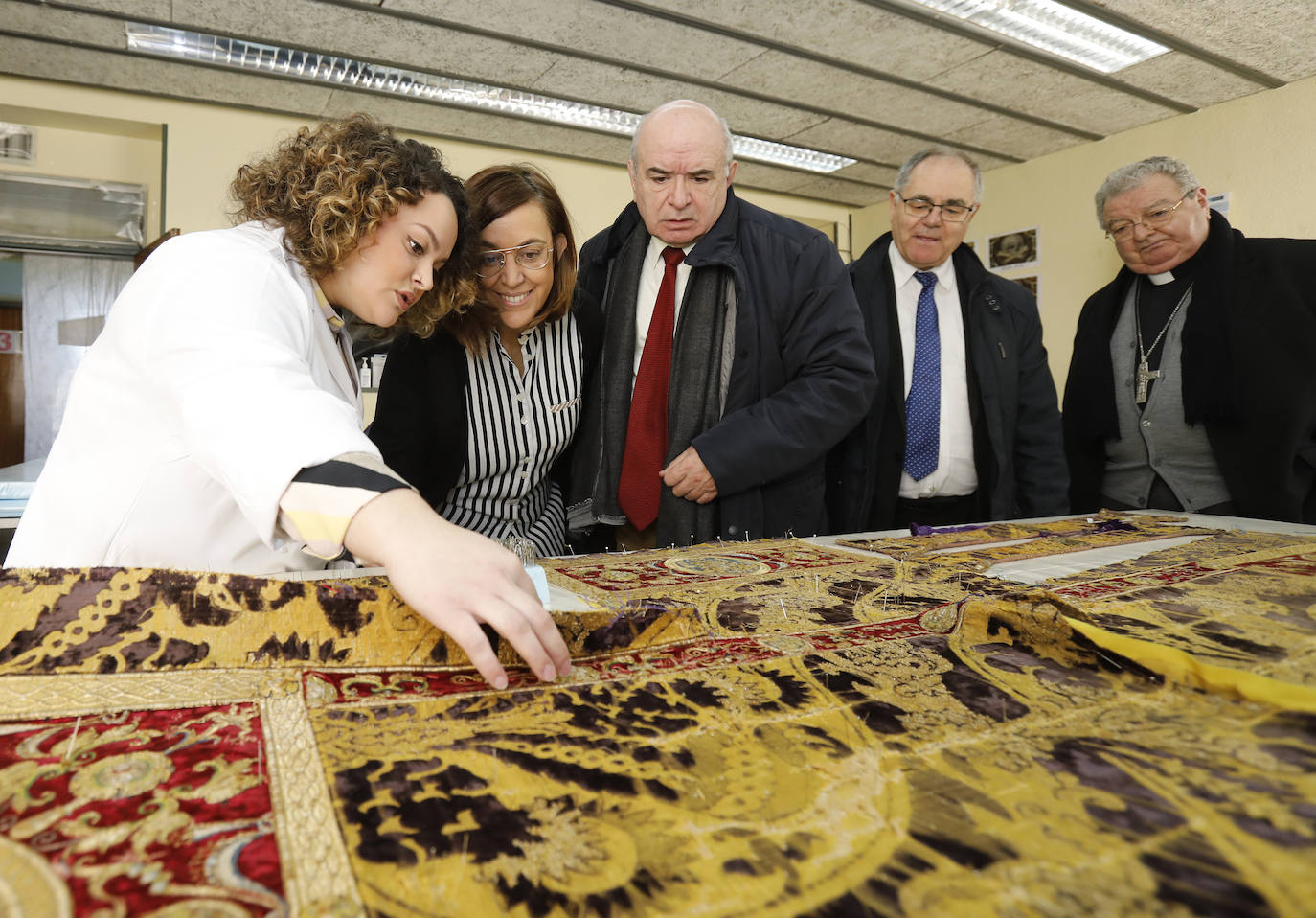 La presidenta de la Diputación, Ángeles Armisén ha visitado las instalaciones. 