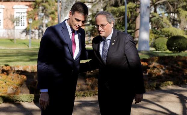 Torra lamenta que Sánchez no haya dado una respuesta sobre la autodeterminación