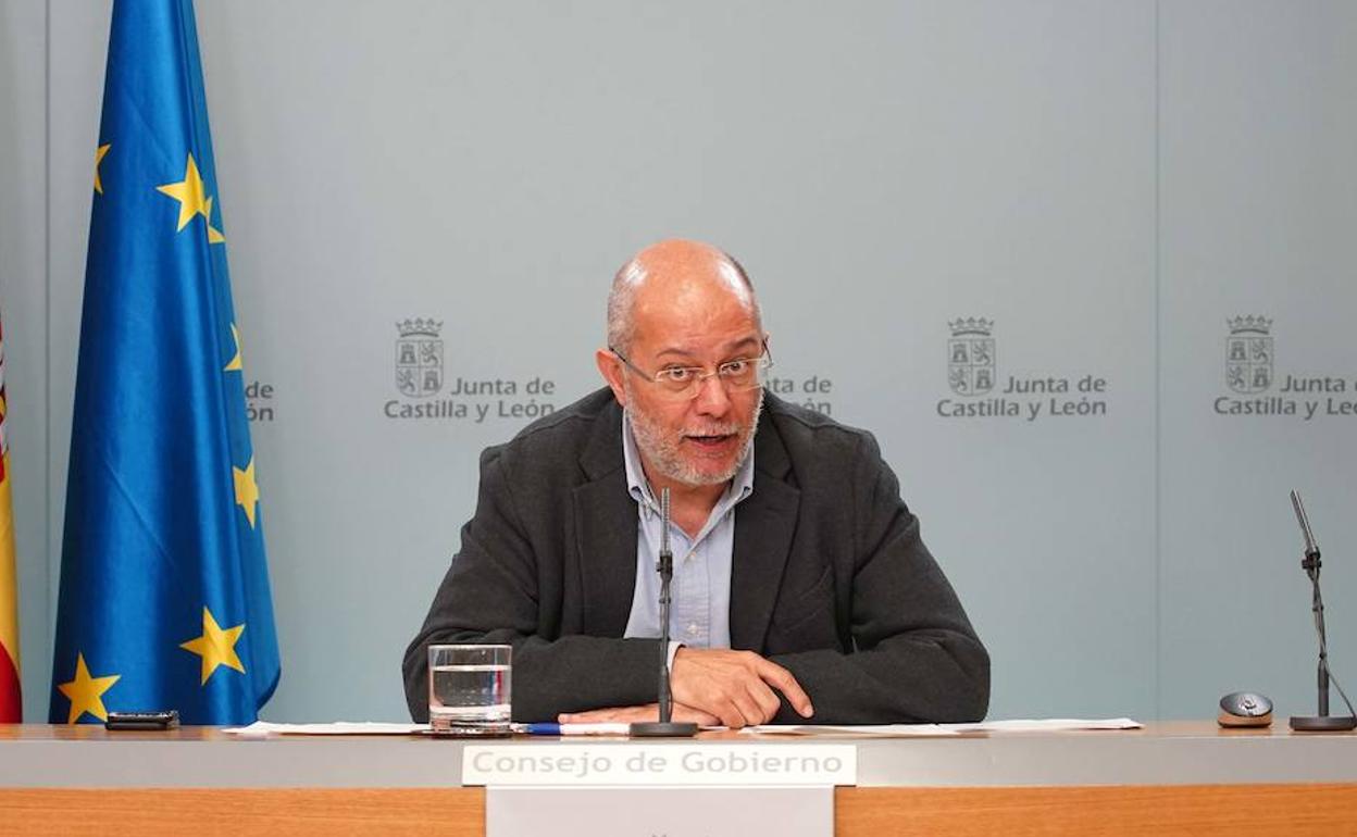 El vicepresidente y portavoz de la Junta de Castilla y León, Francisco Igea. 