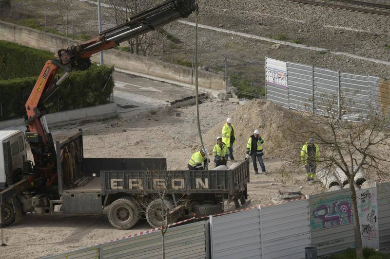 Fotos: Inicio de las obras del túnel de Andrómeda de Valladolid