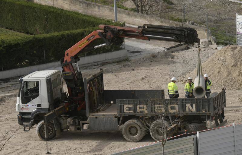 Fotos: Inicio de las obras del túnel de Andrómeda de Valladolid