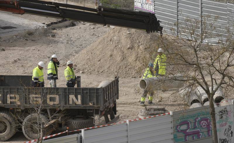 Fotos: Inicio de las obras del túnel de Andrómeda de Valladolid