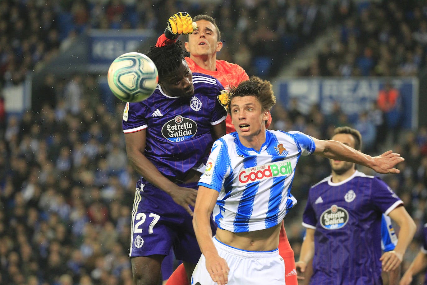 Las imágenes del Real Sociedad - Real Valladolid. 