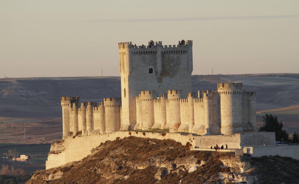 El castillo de Peñafiel. 